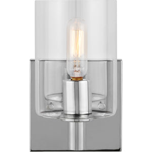 Fullton One Light Wall / Bath Sconce Chrome - Visual Comfort Wall Lights