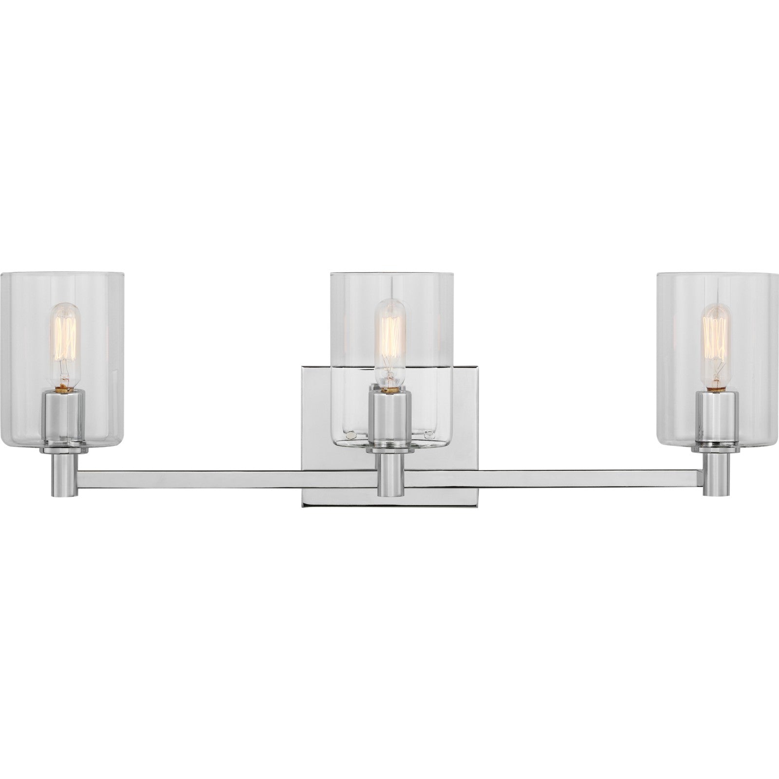 Fullton Three Light Wall / Bath Midnight Black - Visual Comfort Wall Lights