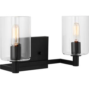 Fullton Two Light Wall / Bath Midnight Black - Visual Comfort Wall Lights