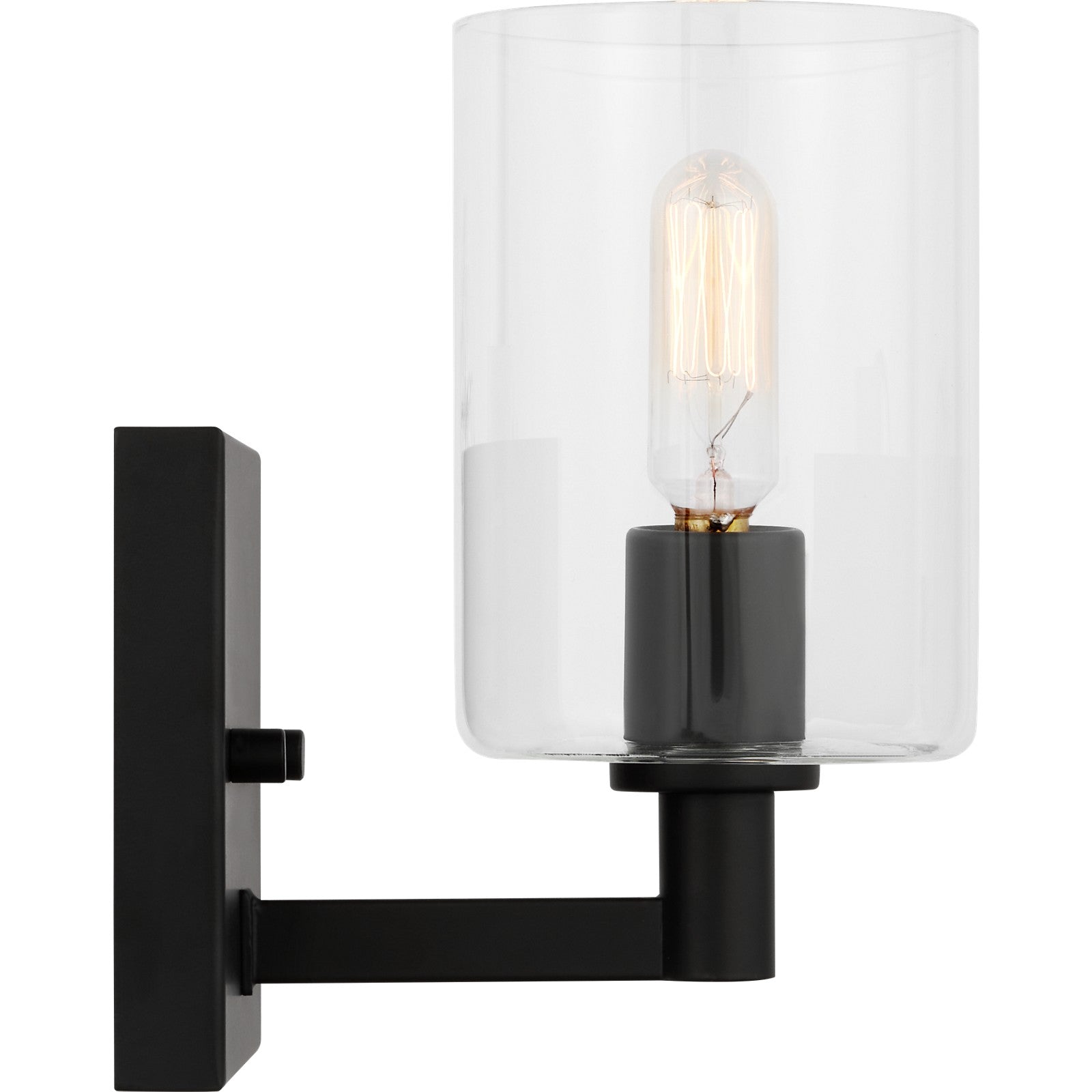 Fullton One Light Wall / Bath Sconce Chrome - Visual Comfort Wall Lights