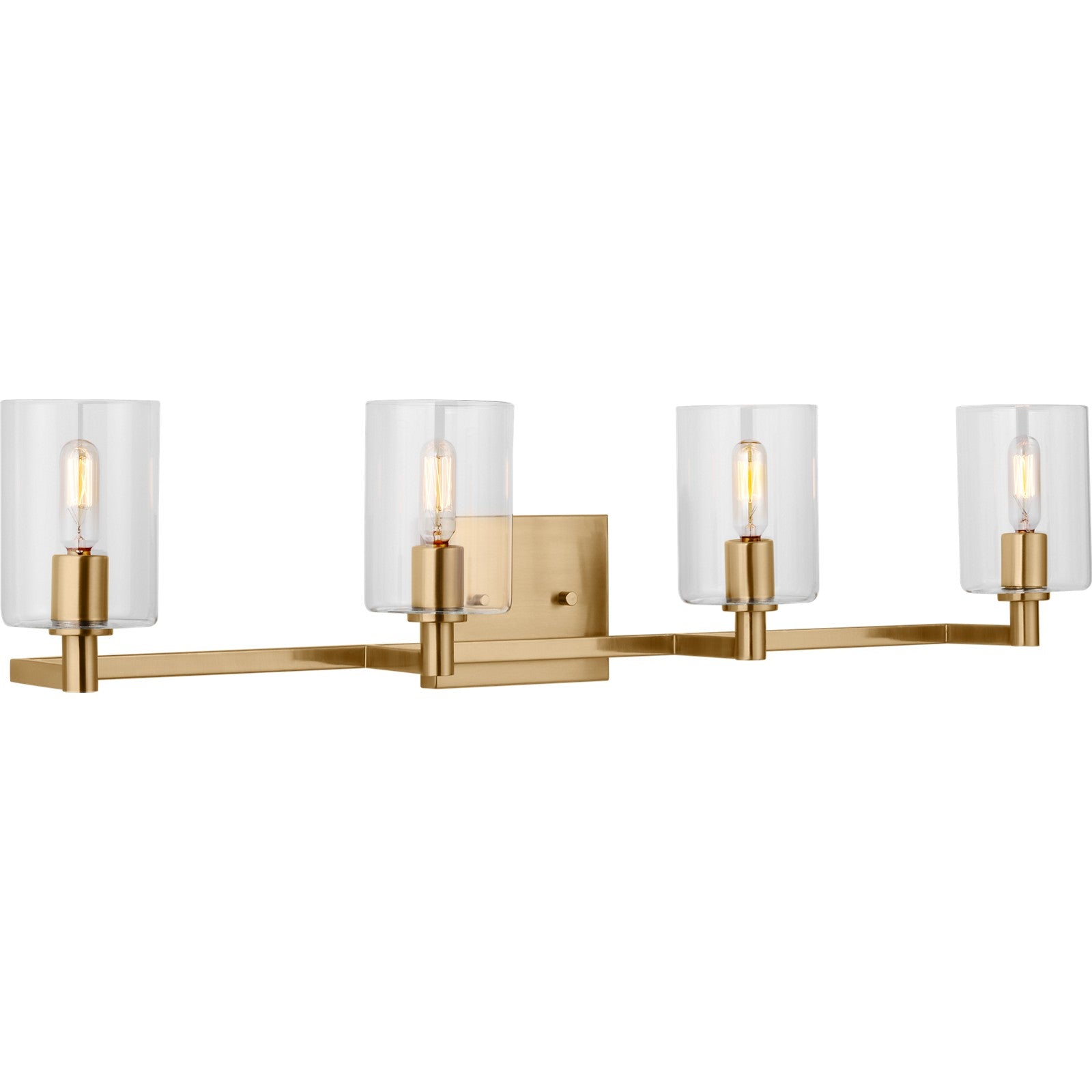 Fullton Four Light Wall / Bath Satin Brass - Visual Comfort Wall Lights