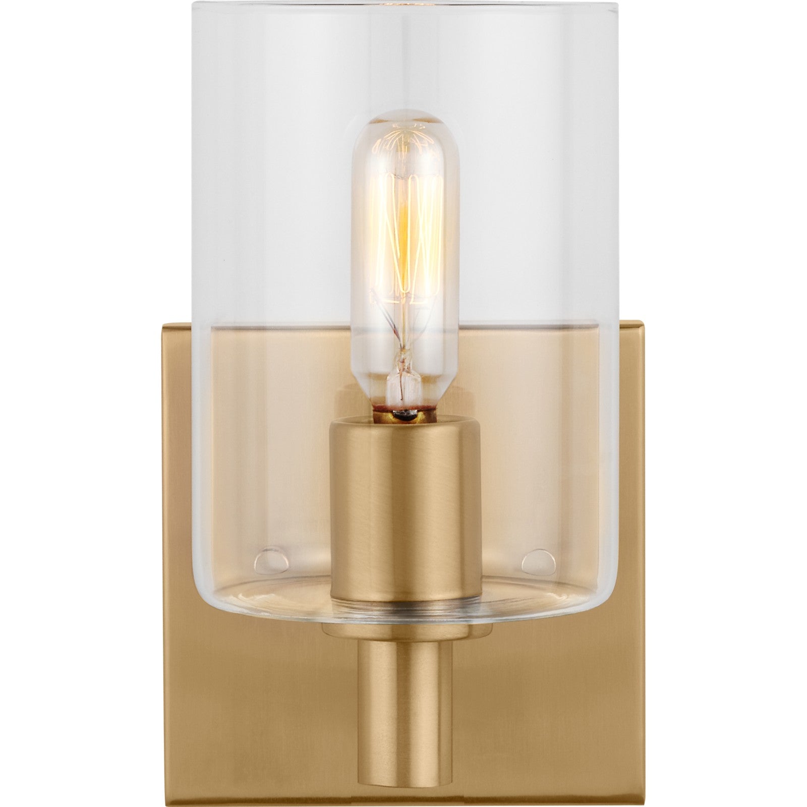 Fullton One Light Wall / Bath Sconce Chrome - Visual Comfort Wall Lights