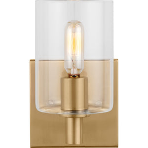 Fullton One Light Wall / Bath Sconce Chrome - Visual Comfort Wall Lights