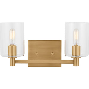Fullton Two Light Wall / Bath Midnight Black - Visual Comfort Wall Lights