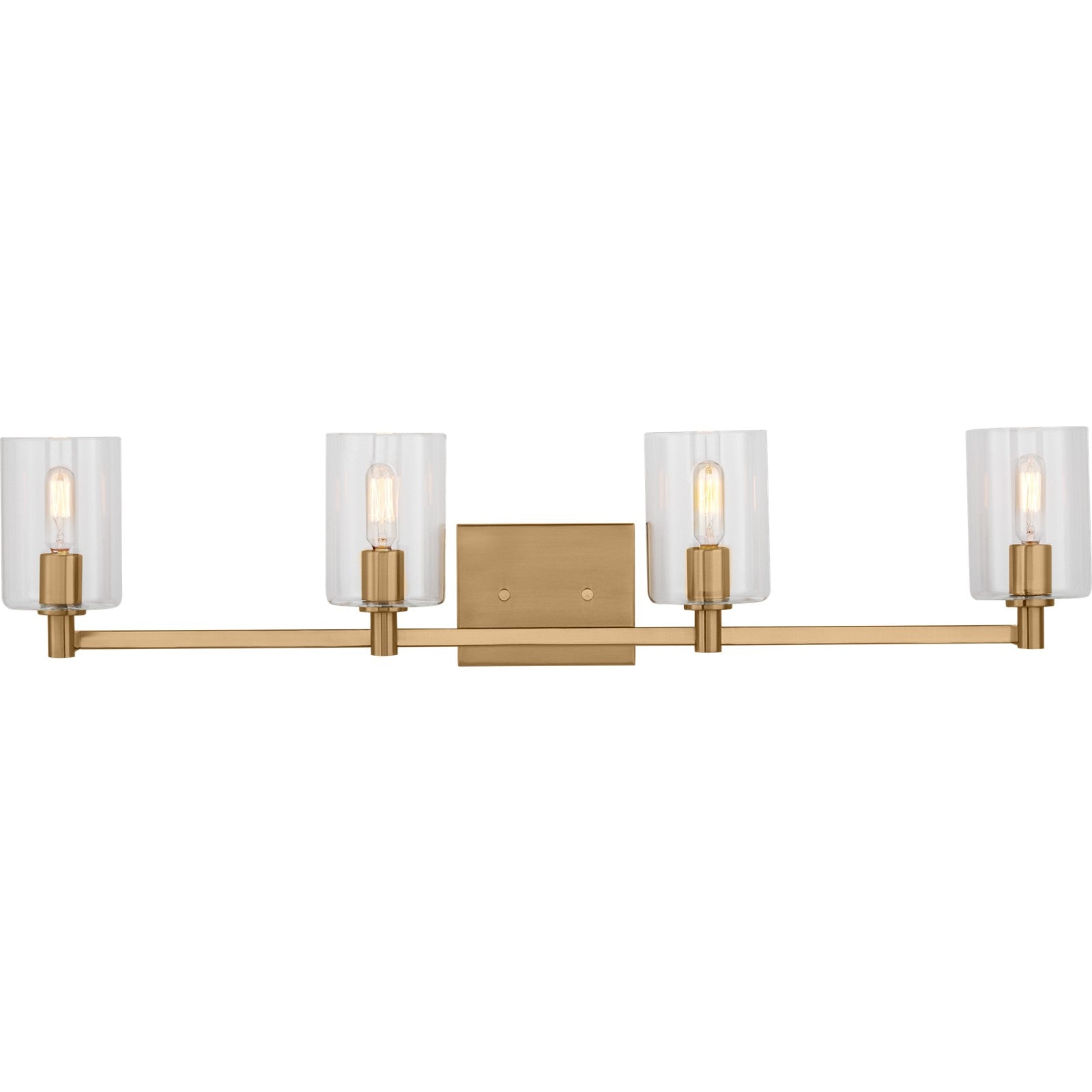 Fullton Four Light Wall / Bath Satin Brass - Visual Comfort Wall Lights