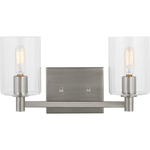 Fullton Two Light Wall / Bath Midnight Black - Visual Comfort Wall Lights