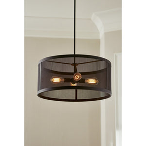 Gereon Four Light Pendant in Black - Visual Comfort Ceiling Lights