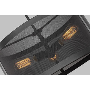 Gereon Three Light Pendant in Black - Visual Comfort Ceiling Lights