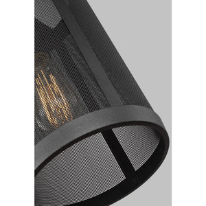 Gereon One Light Mini-Pendant in Black - Visual Comfort Ceiling Lights