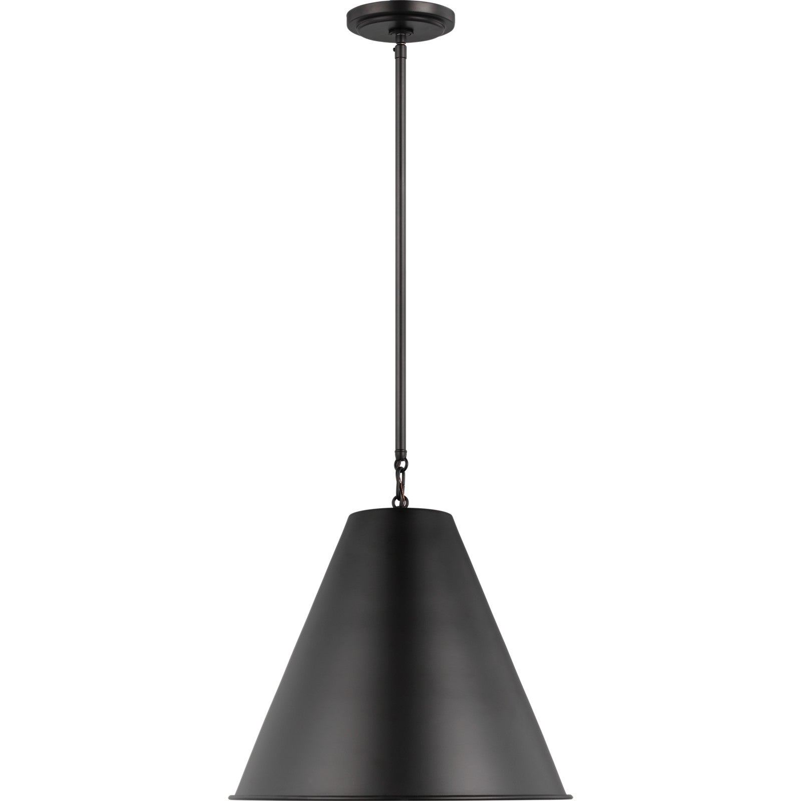 Gordon One Light Small Pendant Midnight Black - Visual Comfort Ceiling Lights