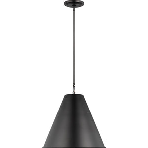 Gordon One Light Small Pendant Midnight Black - Visual Comfort Ceiling Lights