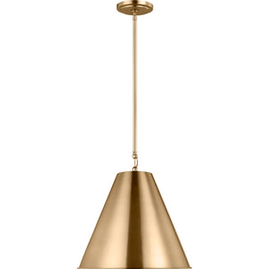 Gordon One Light Small Pendant Midnight Black - Visual Comfort Ceiling Lights
