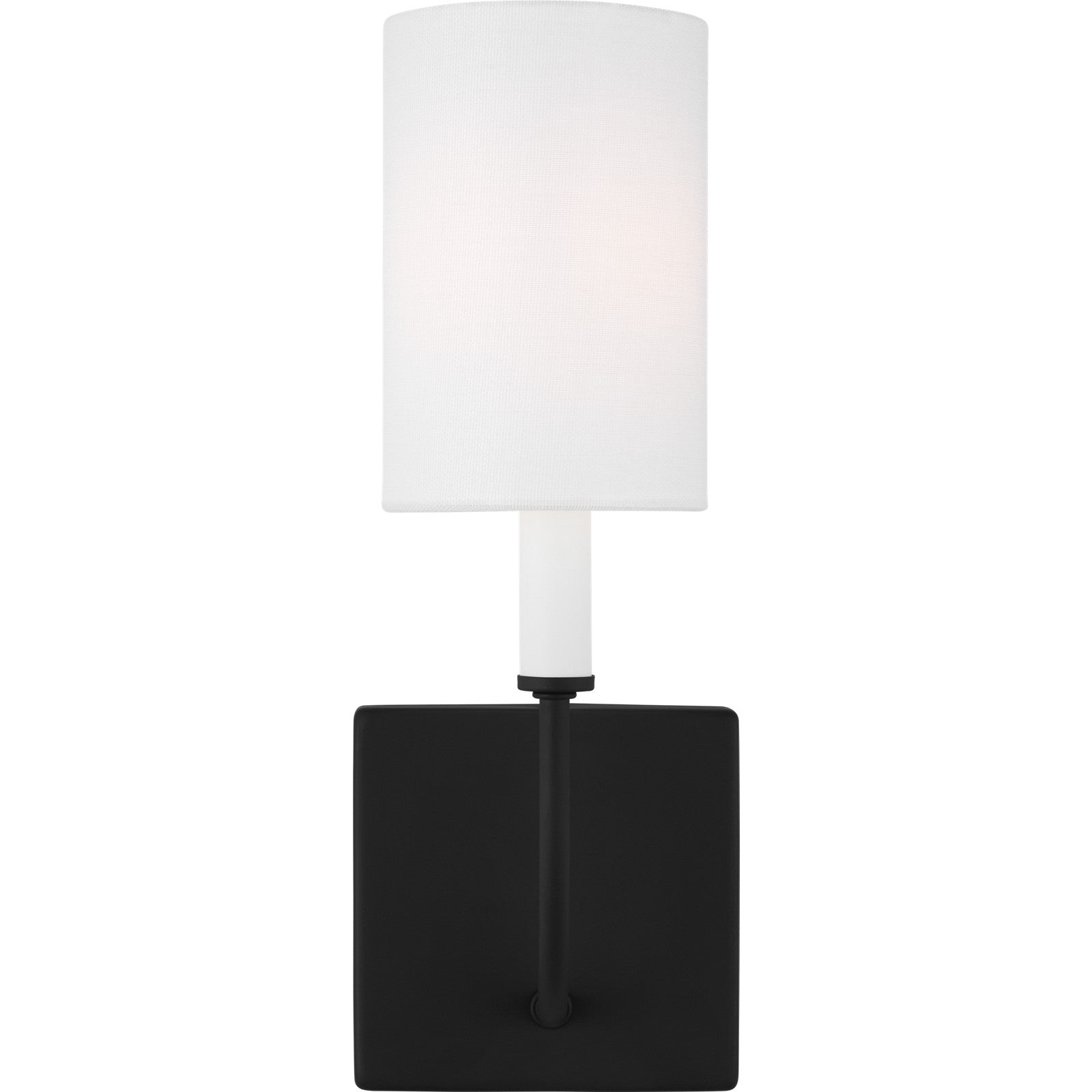 Greenwich 1-Light Sconce in Midnight Black - Visual Comfort Wall Lights