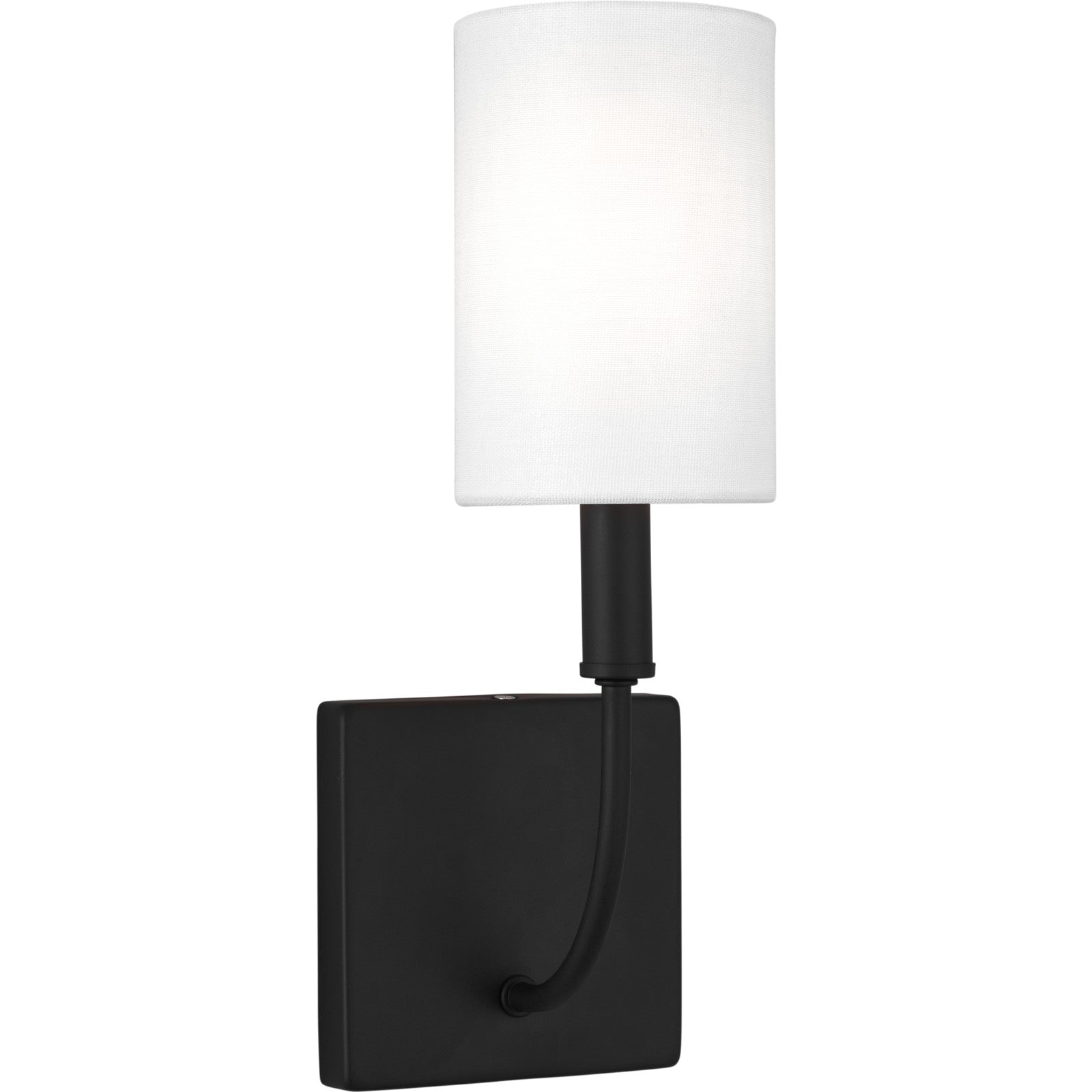 Greenwich 1-Light Sconce in Midnight Black - Visual Comfort Wall Lights