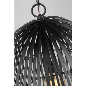 Hanalei Large Pendant in Midnight Black - Visual Comfort Ceiling Lights