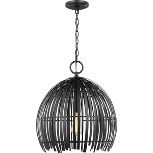 Hanalei Medium Pendant in Washed Pine - Visual Comfort Ceiling Lights