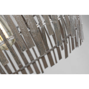 Hanalei Medium Pendant in Washed Pine - Visual Comfort Ceiling Lights