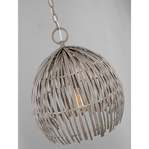 Hanalei Medium Pendant in Washed Pine - Visual Comfort Ceiling Lights