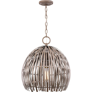 Hanalei Medium Pendant in Washed Pine - Visual Comfort Ceiling Lights