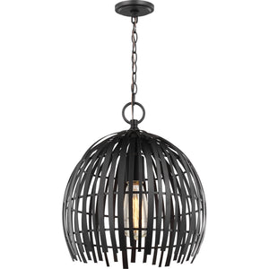 Hanalei Small Pendant in Washed Pine - Visual Comfort Ceiling Lights