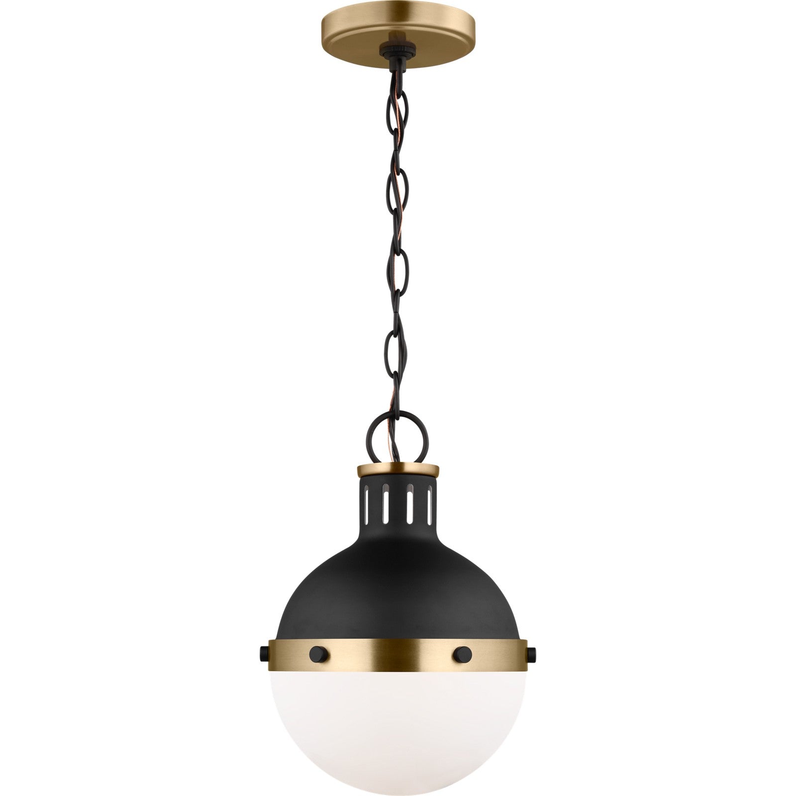 Hanks One Light Mini Pendant Midnight Black - Visual Comfort Ceiling Lights