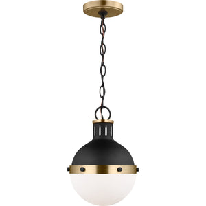 Hanks One Light Mini Pendant Midnight Black - Visual Comfort Ceiling Lights