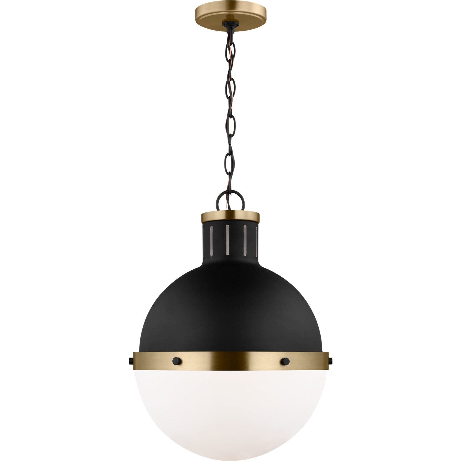 Hanks One Light Medium Pendant Midnight Black - Visual Comfort Ceiling Lights