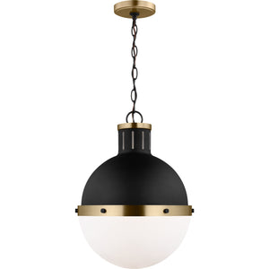 Hanks One Light Medium Pendant Midnight Black - Visual Comfort Ceiling Lights