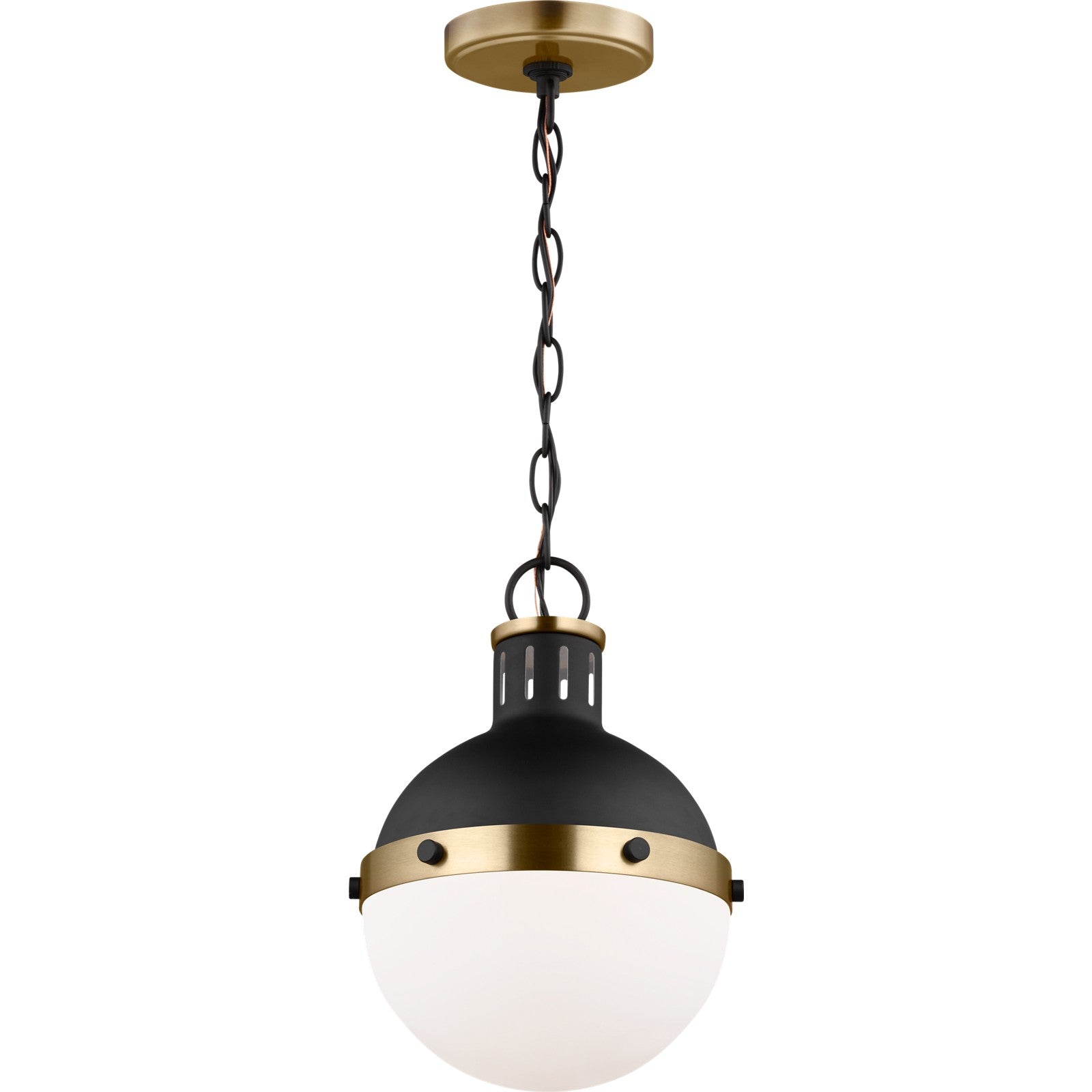 Hanks One Light Mini Pendant Midnight Black - Visual Comfort Ceiling Lights