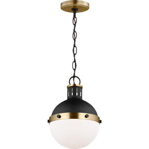 Hanks One Light Mini Pendant Midnight Black - Visual Comfort Ceiling Lights
