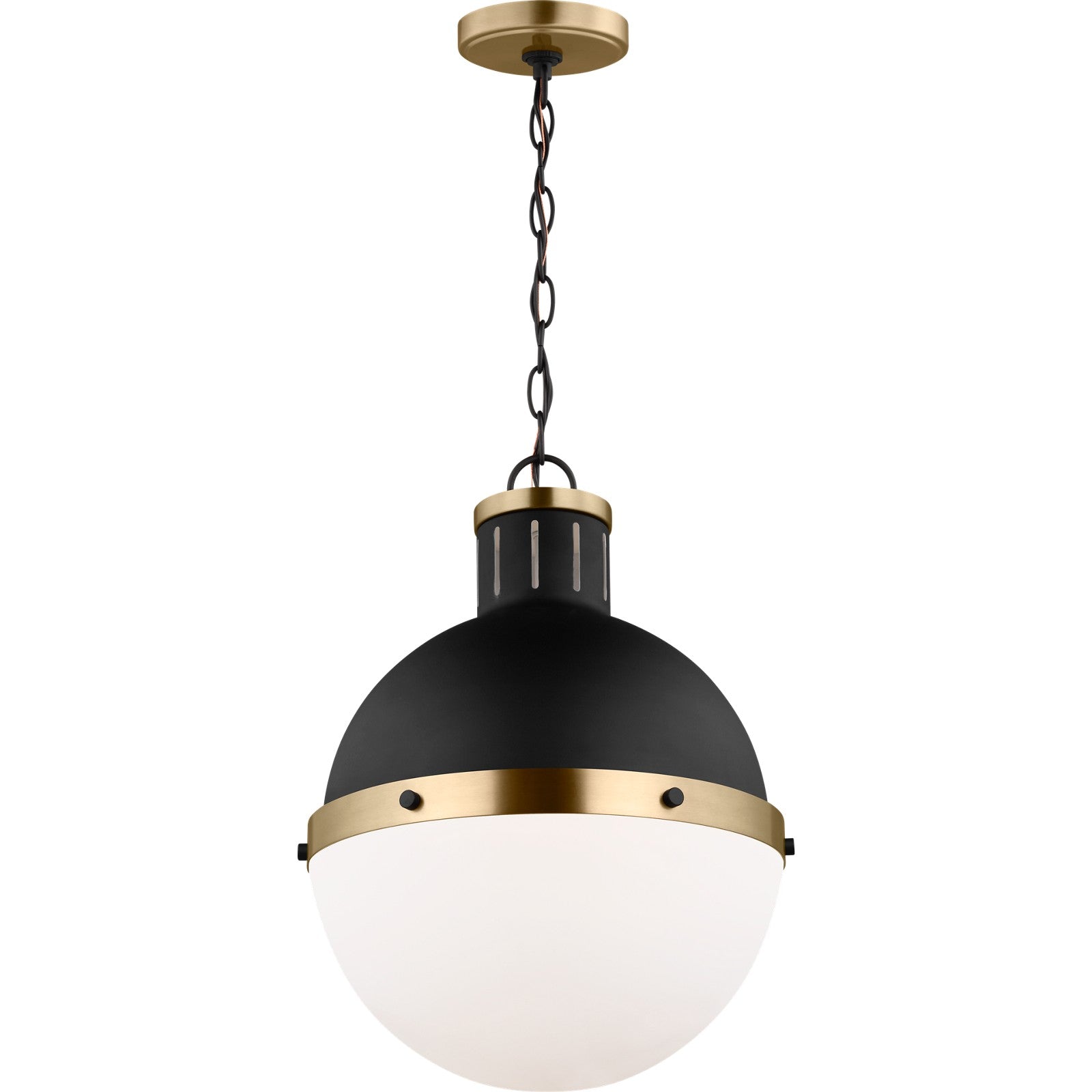 Hanks One Light Medium Pendant Midnight Black - Visual Comfort Ceiling Lights