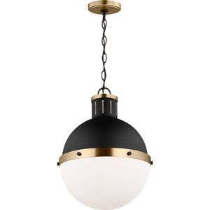 Hanks One Light Medium Pendant Midnight Black - Visual Comfort Ceiling Lights