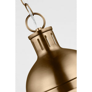 Hanks One Light Mini Pendant Midnight Black - Visual Comfort Ceiling Lights