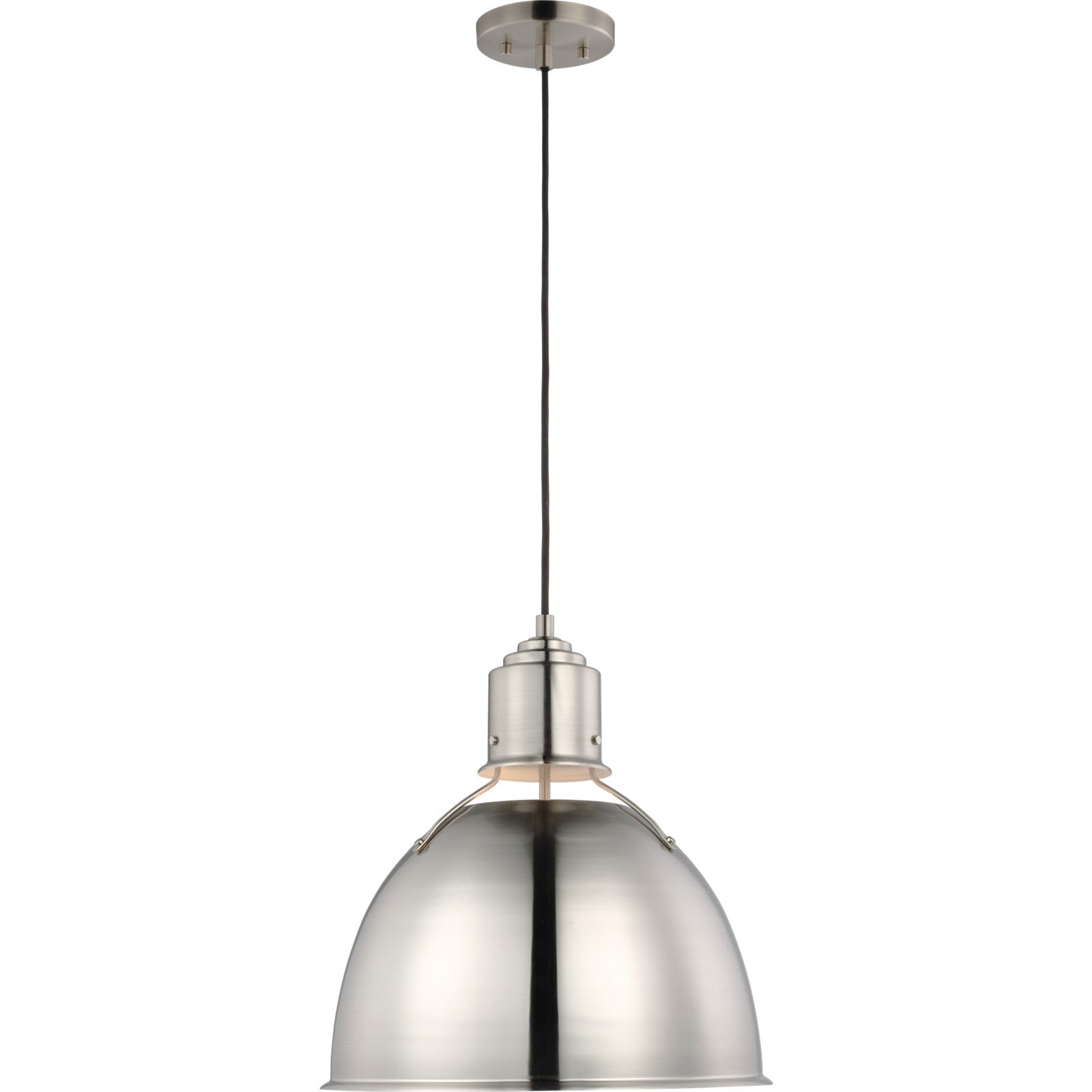 Huey One Light Medium Pendant Midnight Black - Visual Comfort Ceiling Lights