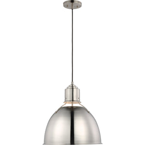 Huey One Light Medium Pendant Midnight Black - Visual Comfort Ceiling Lights