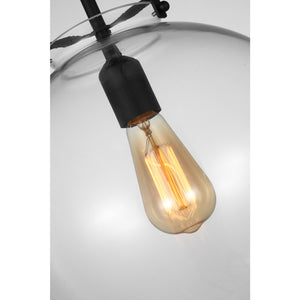 Kate One Light Sphere Pendant Midnight Black - Visual Comfort Ceiling Lights