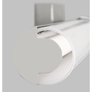Kiel Large LED Wall / Bath Chrome Bulbs Inc - Visual Comfort Wall Lights