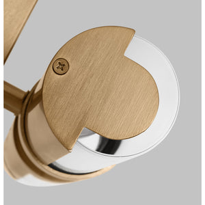 Kiel Small LED Wall / Bath Chrome Bulbs Inc - Visual Comfort Wall Lights
