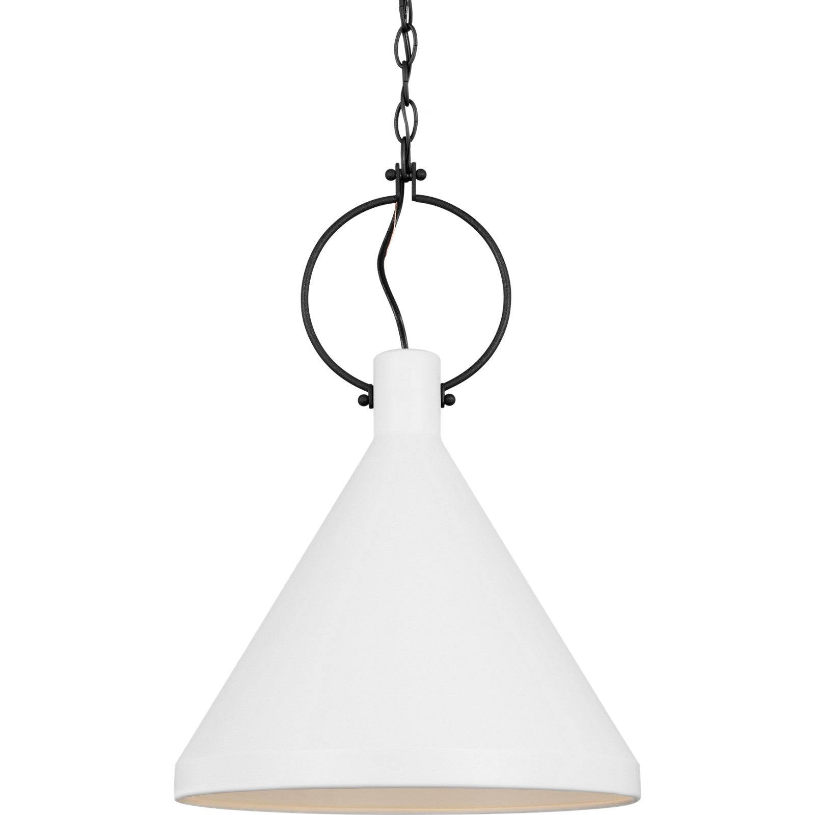 Lyon Medium One Light Pendant Midnight Black - Visual Comfort Ceiling Lights