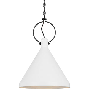 Lyon Medium One Light Pendant Midnight Black - Visual Comfort Ceiling Lights