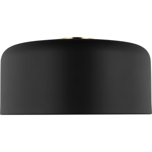 Malone Large Flush Mount Midnight Black - Visual Comfort Ceiling Lights