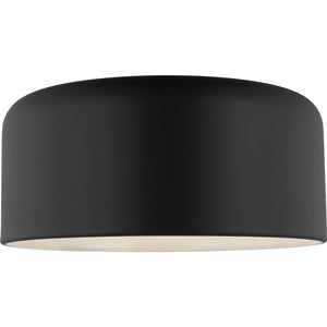 Malone Large Flush Mount Midnight Black - Visual Comfort Ceiling Lights