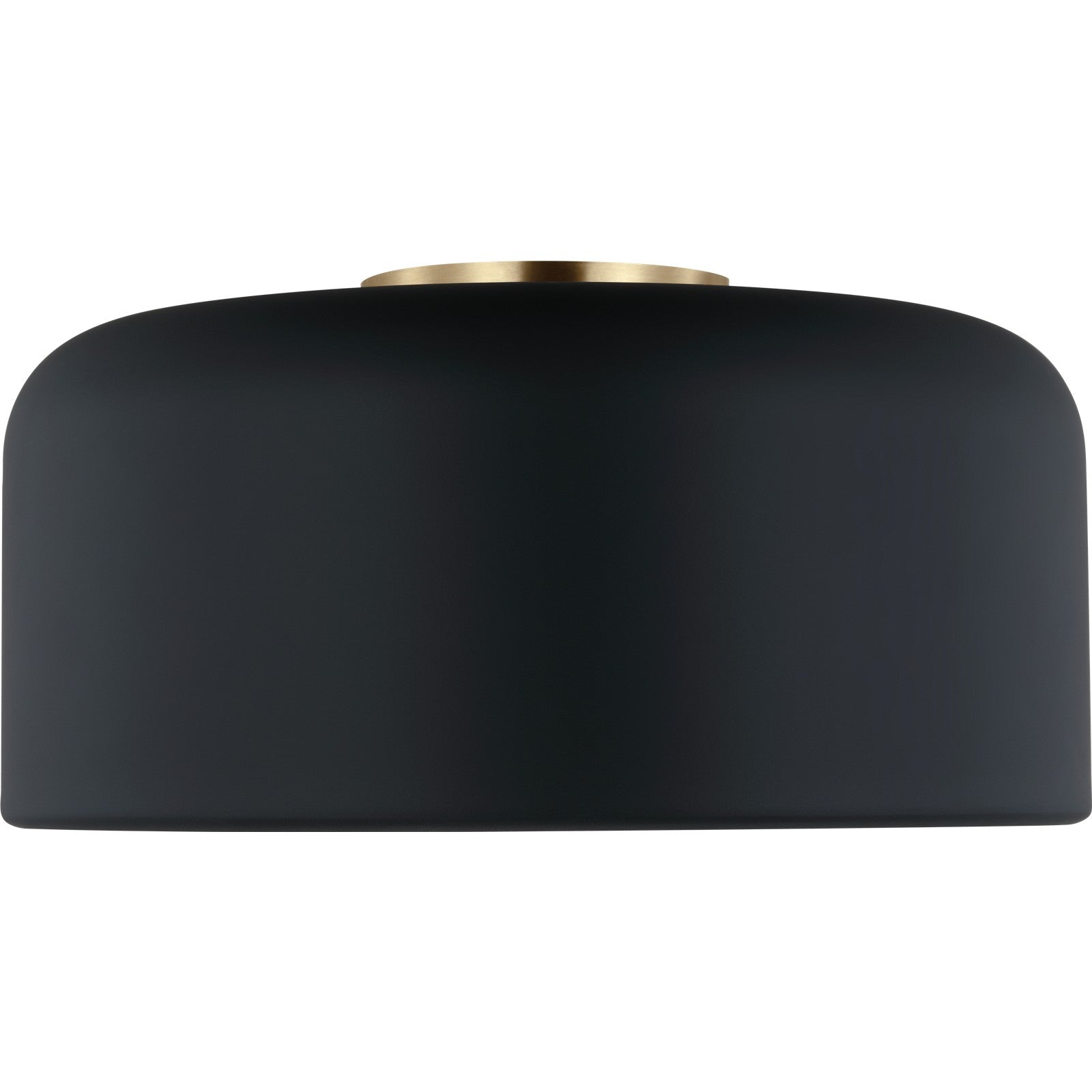 Malone Medium Flush Mount Midnight Black - Visual Comfort Ceiling Lights