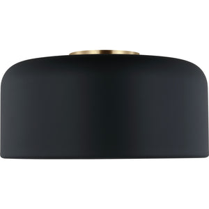 Malone Medium Flush Mount Midnight Black - Visual Comfort Ceiling Lights