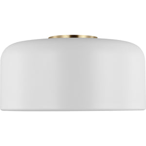 Malone Medium Flush Mount Midnight Black - Visual Comfort Ceiling Lights