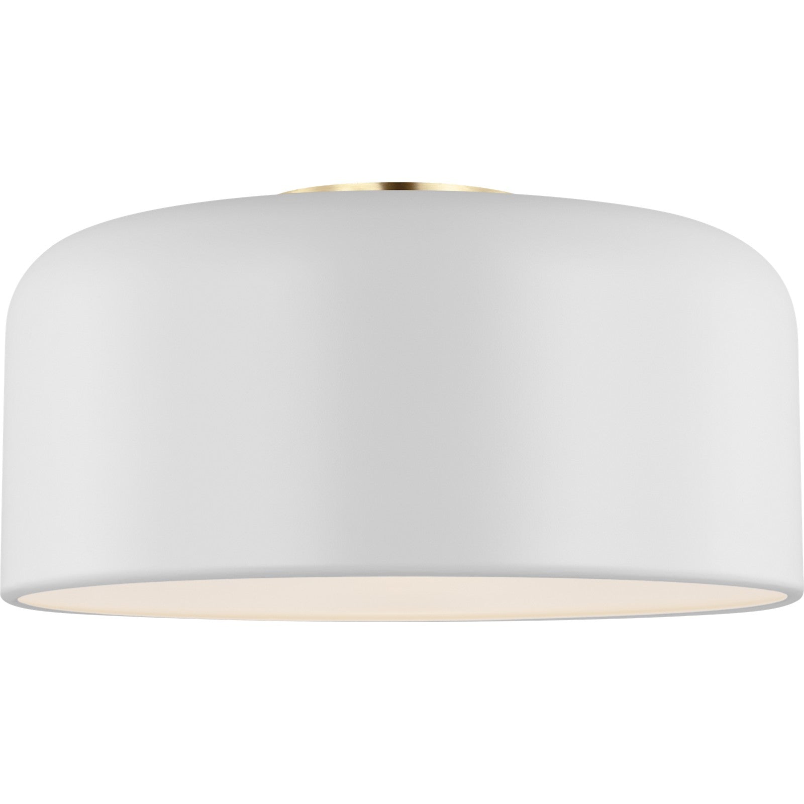 Malone Medium Flush Mount Midnight Black - Visual Comfort Ceiling Lights
