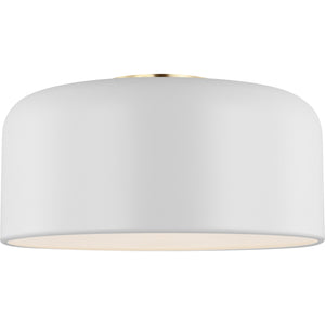 Malone Medium Flush Mount Midnight Black - Visual Comfort Ceiling Lights