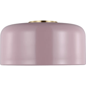 Malone Medium Flush Mount Midnight Black