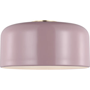 Malone Medium Flush Mount Midnight Black