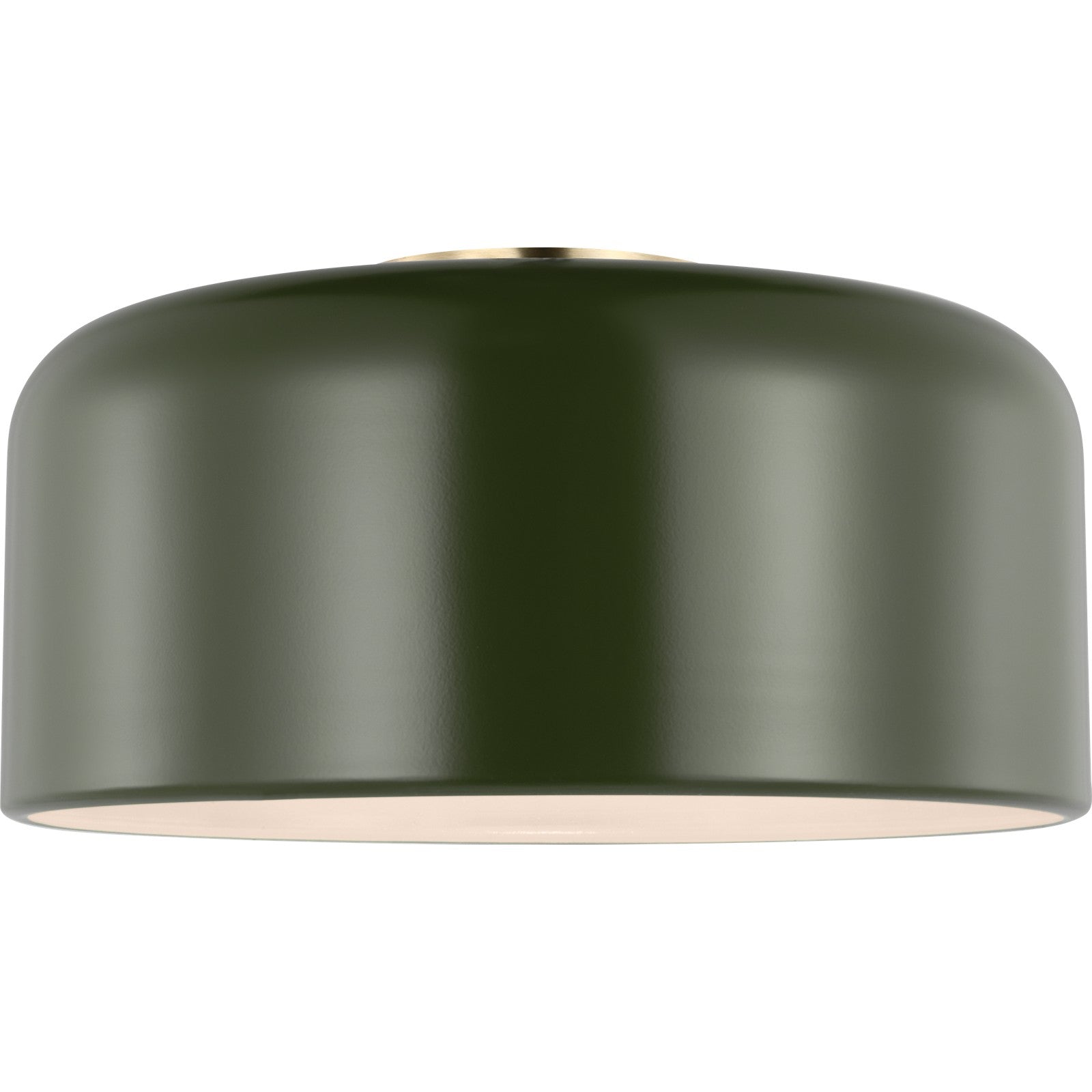 Malone Medium Flush Mount Midnight Black